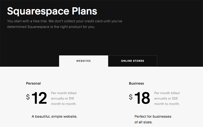 business squarespace for small business