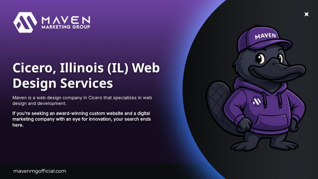 Get the best Cicero, Illinois web design services with Maven. When you need a custom Cicero website — Maven is your best choice.