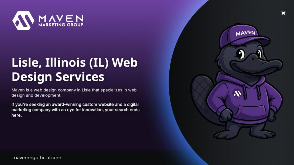 Get the best Lisle, Illinois web design services with Maven. When you need a custom Lisle website — Maven is your best choice.