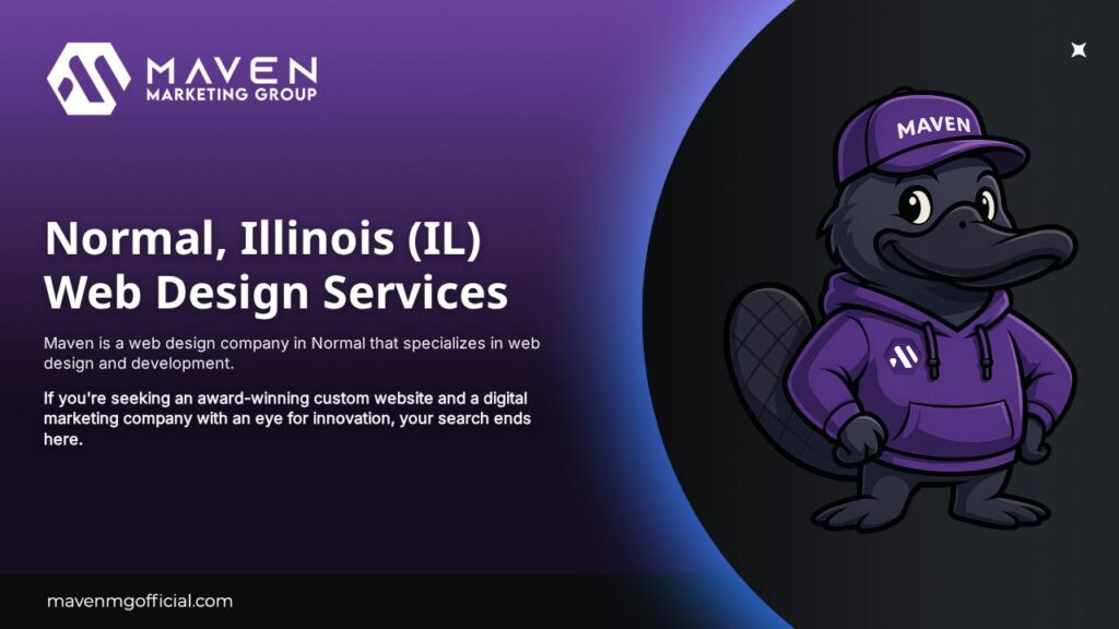 Get the best Normal, Illinois web design services with Maven. When you need a custom Normal website — Maven is your best choice.