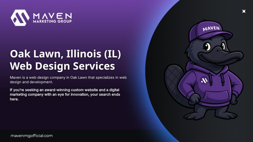 Get the best Oak Lawn, Illinois web design services with Maven. When you need a custom Oak Lawn website — Maven is your best choice.